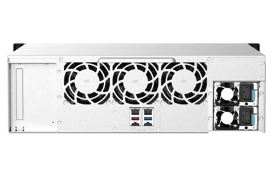 QNAP TS-1673AU-RP-16G (Ryzen V1500B 2,2GHz / 16GB RAM / 16x SATA / 2x 2,5GbE / 2x PCIe / 2x zdroj)