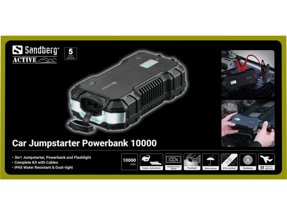 Sandberg Car Jumpstarter Powerbank 10000