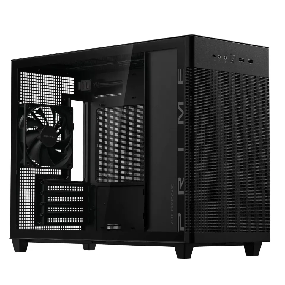 ASUS case AP201 PRIME CASE TG, Mini Tower, černá