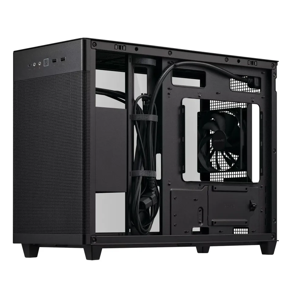 ASUS case AP201 PRIME CASE TG, Mini Tower, černá