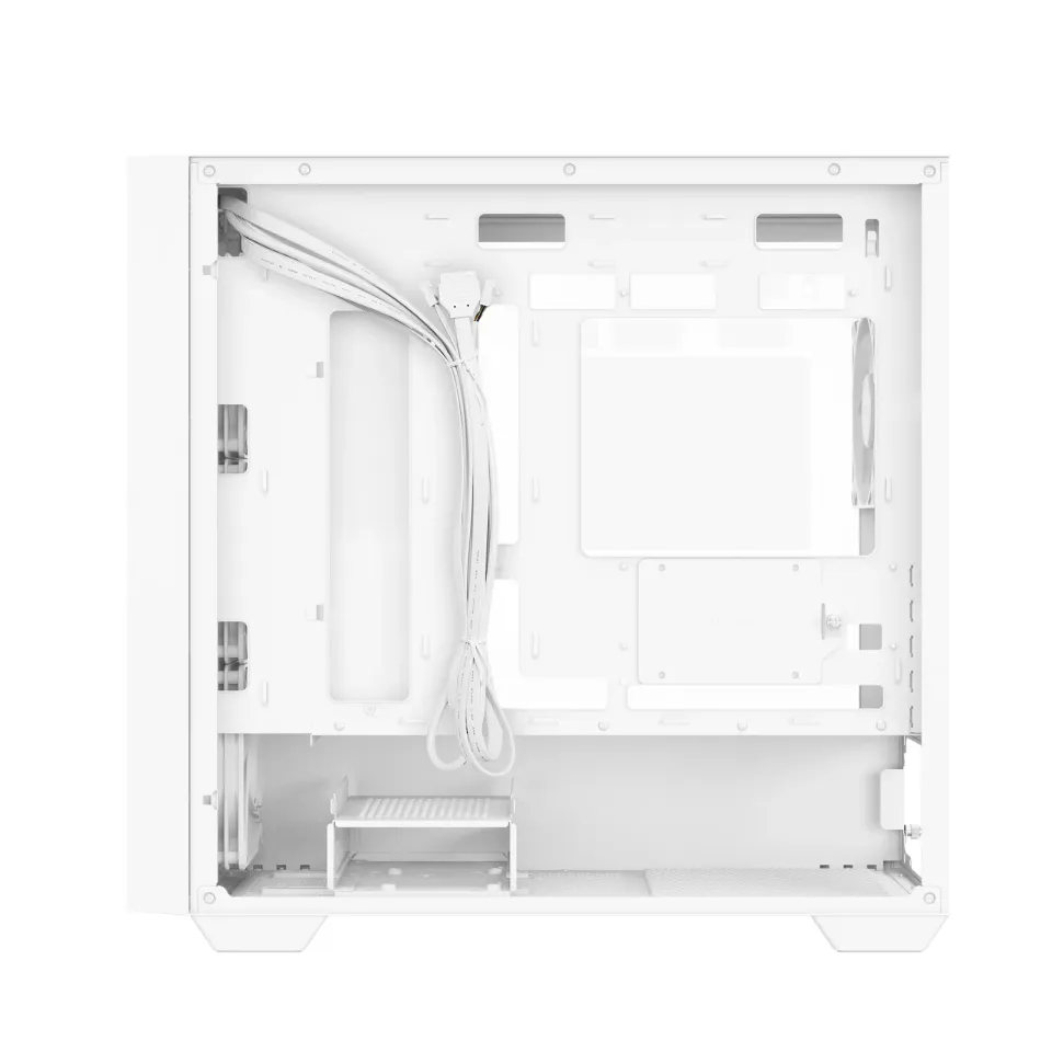 ASUS case A21 PLUS, Mini Tower, průhledná bočnice, 4x 120mm ARGB Fan, bílá