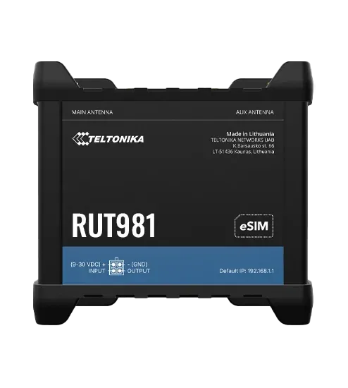 Teltonika RUT981 Průmyslový 4G LTE Router, eSIM