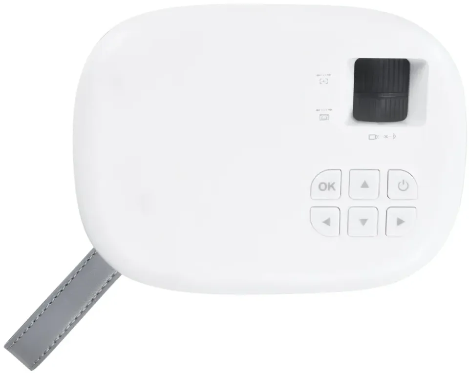 STRONG projektor N1/ LCD/ HD (1280x720)/ 120 ANSI lm/ USB 2.0/ HDMI/ microSD/ Repro/ bílo-šedý