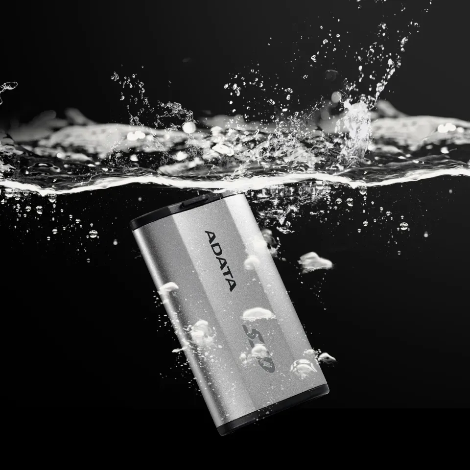 ADATA SD810 4TB SSD / Externí / USB 3.2 Type-C / 2000MB/s Read/Write / stříbrně-šedý