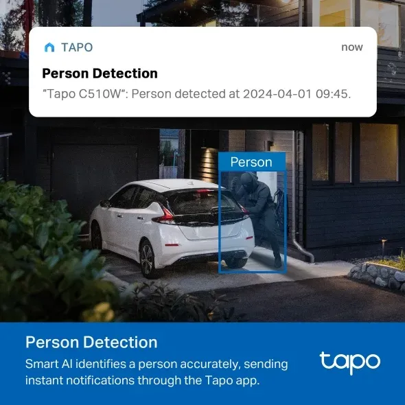 TP-Link Tapo C510W - Venkovní WiFi kamera PTZ dome, 3MP ( (2304 × 1296), ONVIF