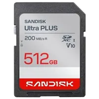 Sandisk Ultra PLUS SDXC karta 512GB UHS-I, V10, U1, C10, (200MB/s)