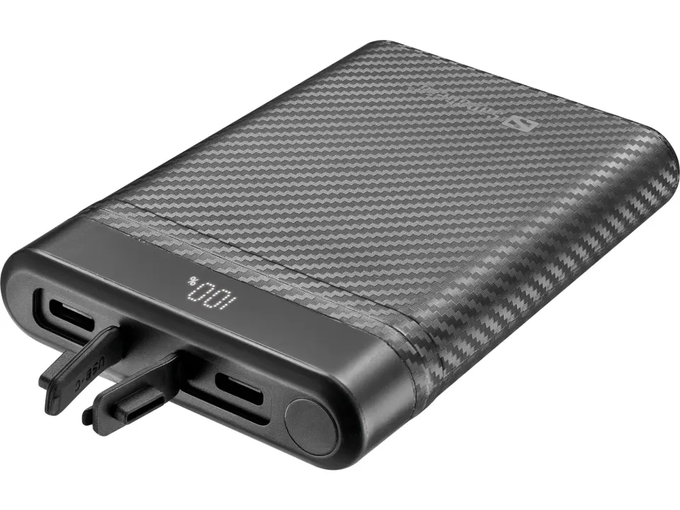 Sandberg Survivor Nano Powerbank 10000 mAh, outdoorová powerbanka s USB-C PD, černá