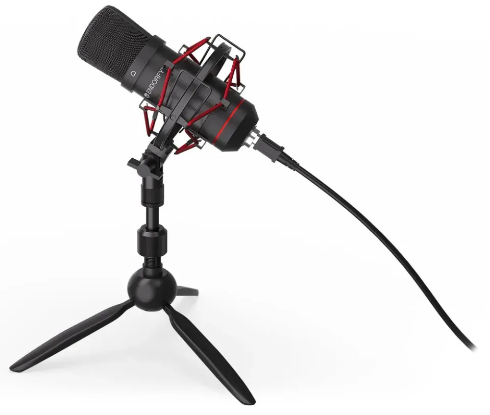 Endorfy mikrofon Solum T/streamovací/stojánek/pop-up filtr/3,5mm jack/USB-C/USB-