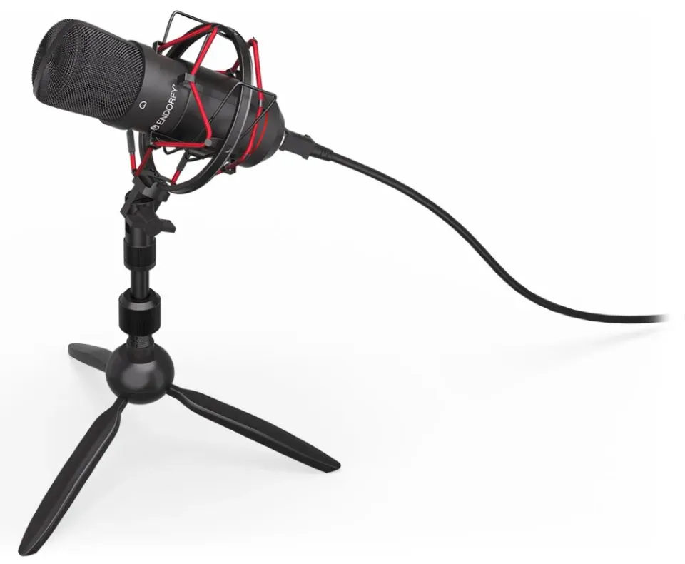 Endorfy mikrofon Solum T/streamovací/stojánek/pop-up filtr/3,5mm jack/USB-C/USB-