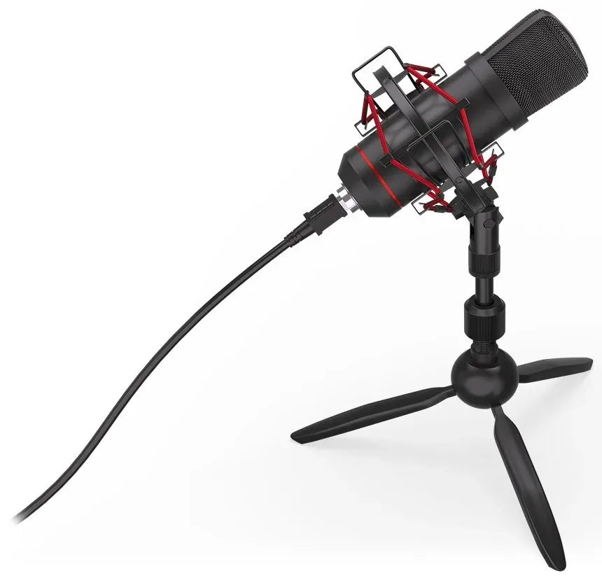 Endorfy mikrofon Solum T/streamovací/stojánek/pop-up filtr/3,5mm jack/USB-C/USB-