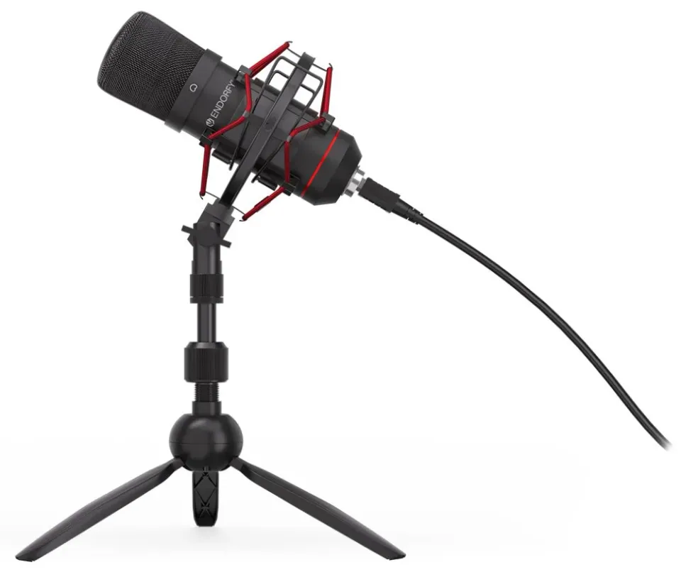 Endorfy mikrofon Solum T/streamovací/stojánek/pop-up filtr/3,5mm jack/USB-C/USB-