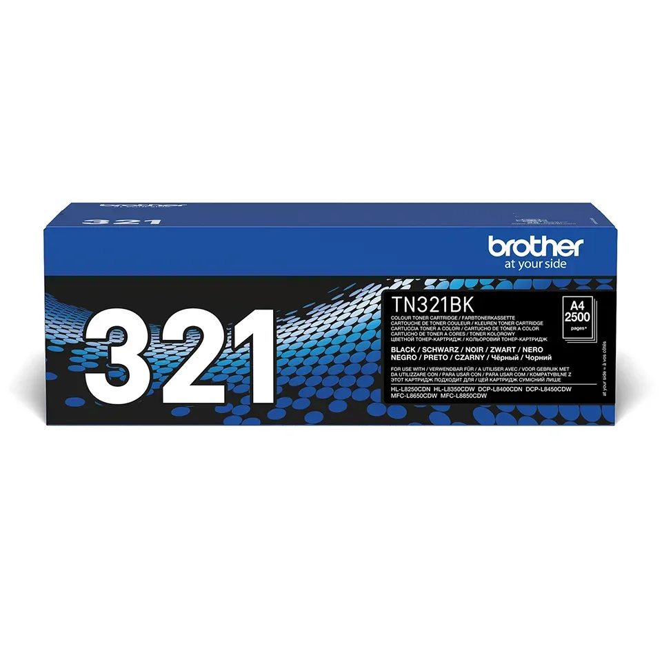 BROTHER TN-321BK, originální toner černý, 2500 str.
