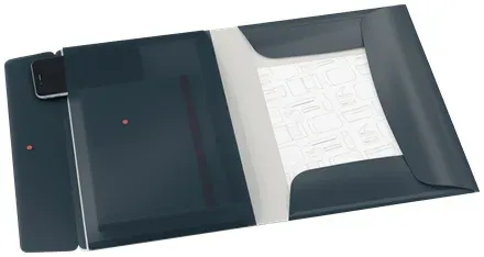 LEITZ Desky A4 Cosy hebké se 3 chlopněmi, vnitřní kapsou a gumičkou, sametová š