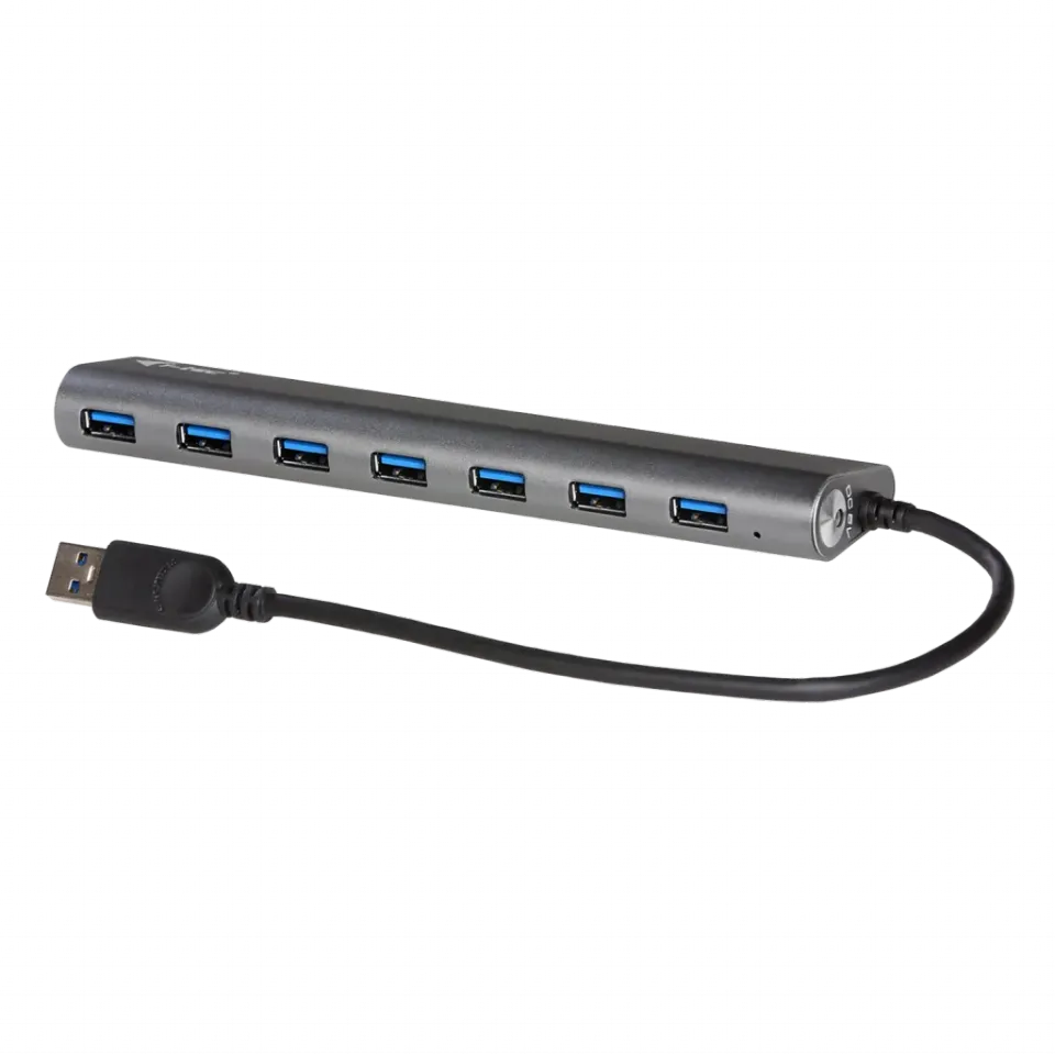 i-Tec USB3.0 HUB 7port, Metal, nabíjení