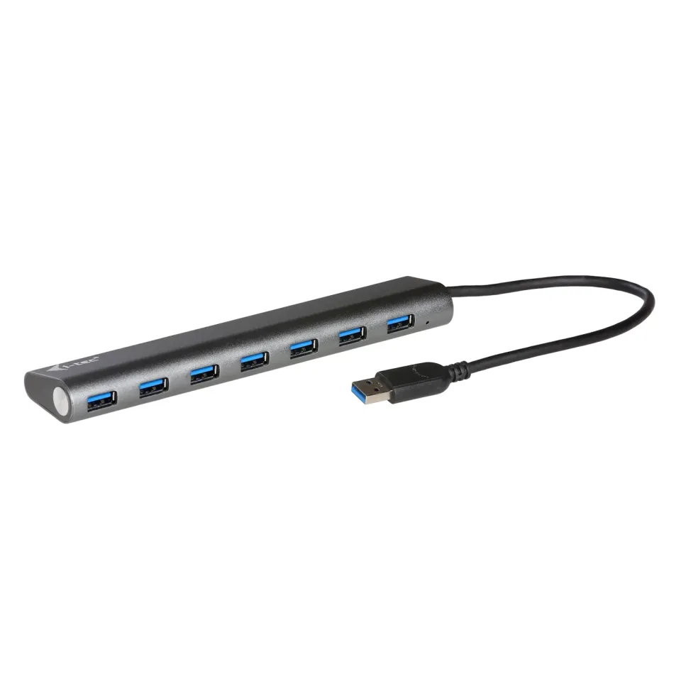 i-Tec USB3.0 HUB 7port, Metal, nabíjení