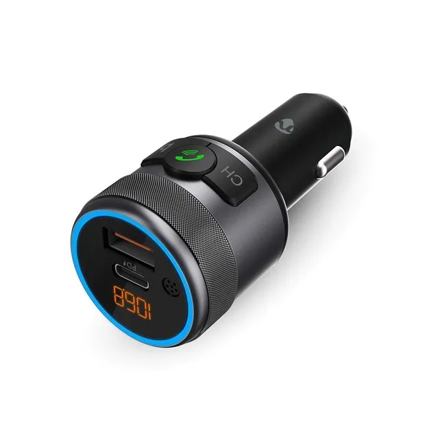 Nedis CATR3024BK - FM transmitter do auta | Reproduktor | 1.00 " | Bluetooth® |