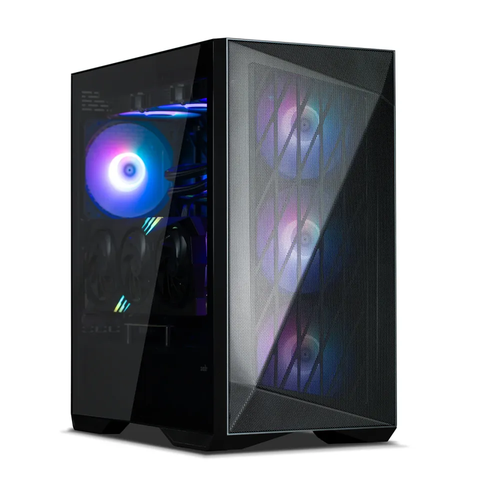 Zalman skříň Z9 Iceberg black / Middle tower / ATX / 4x140mm fan ARGB / temperované sklo / černá