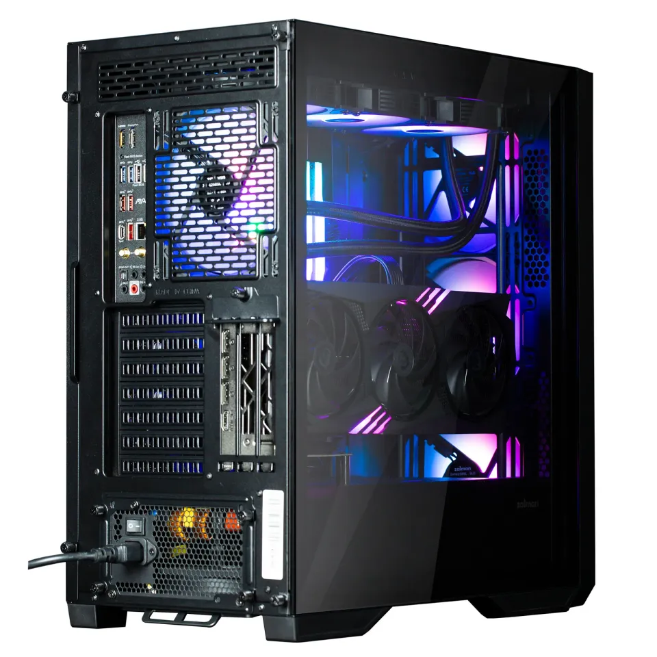 Zalman skříň Z9 Iceberg black / Middle tower / ATX / 4x140mm fan ARGB / temperované sklo / černá