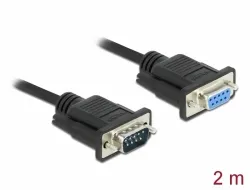 Delock Sériový kabel rozhraní RS-232 Sub-D9, ze zástrčkového na zásuvkový, délky