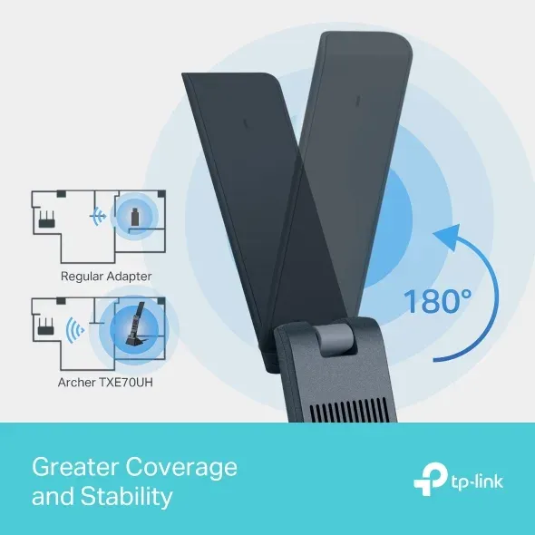 TP-Link Archer TBE230UH - dvoupásmový bezdrátový USB adaptér Wi-Fi 7 Mini