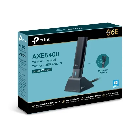 TP-Link Archer TBE230UH - dvoupásmový bezdrátový USB adaptér Wi-Fi 7 Mini