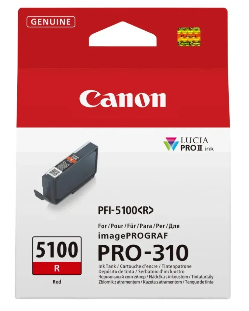 Canon cartridge PFI-5100R Red cartridge pro ImagePROGRAF PRO-310
