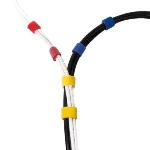 Vazací páska na suchý zip, 16 mm, 4 m, modrá