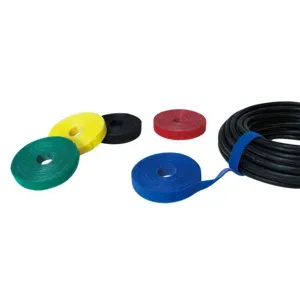 Vazací páska na suchý zip, 16 mm, 4 m, modrá