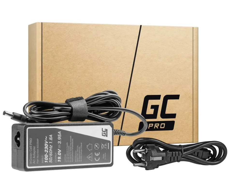 Green Cell PRO Charger / AC Adapter 19V 3.95A 75W for Toshiba Satellite C55 C660