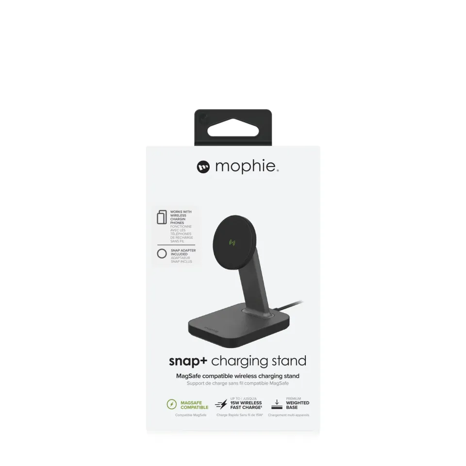 Mophie Snap+ bezdr. nabíjecí stojan - černá