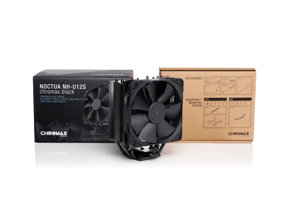 Noctua NH-U12S chromax.black, Intel LGA2066, LGA2011/LGA2011-3(Square ILM), LGA1
