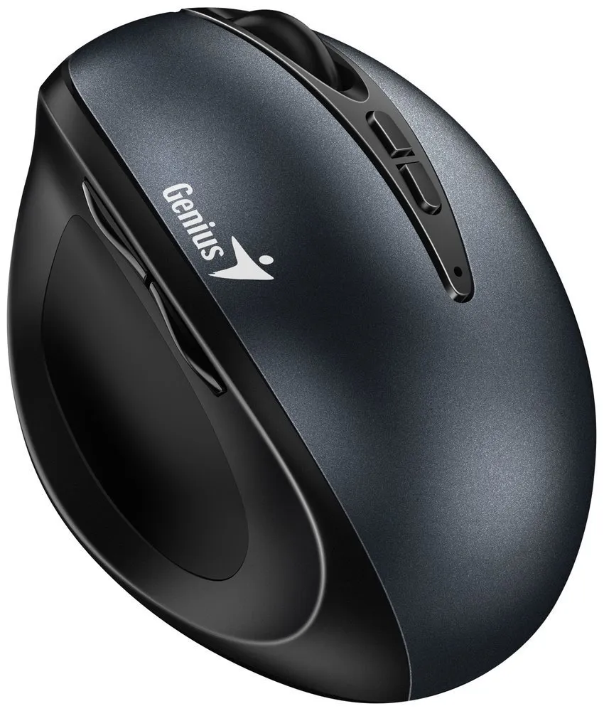 Genius Ergo 8300S, Myš, bezdrátová, optická, vertikální, 1600DPI, 7 tlačítek, ti