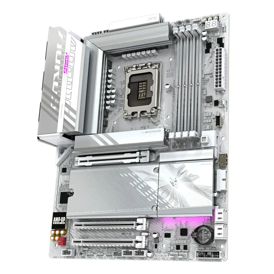 GIGABYTE MB Sc LGA1851 Z890 A ELITE WF7 ICE, Intel Z890, 4xDDR5, 1xDP, 1xHDMI, 1xThunderbolt, WiFi