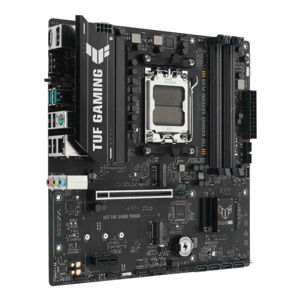 ASUS MB Sc AM5 TUF GAMING A620AM-PLUS, 4xDDR5, 2xDP, 1xHDMI, mATX