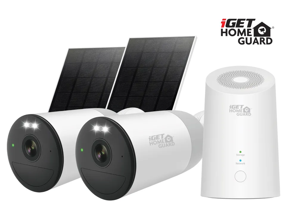 iGET HOMEGUARD HGWNK108402S - Wire-free 2K NVR 10CH + 2x bateriová kamera