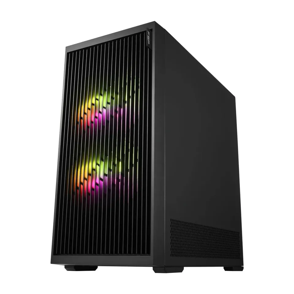 FSP M330-BA/Midi Tower/Transpar./Černá