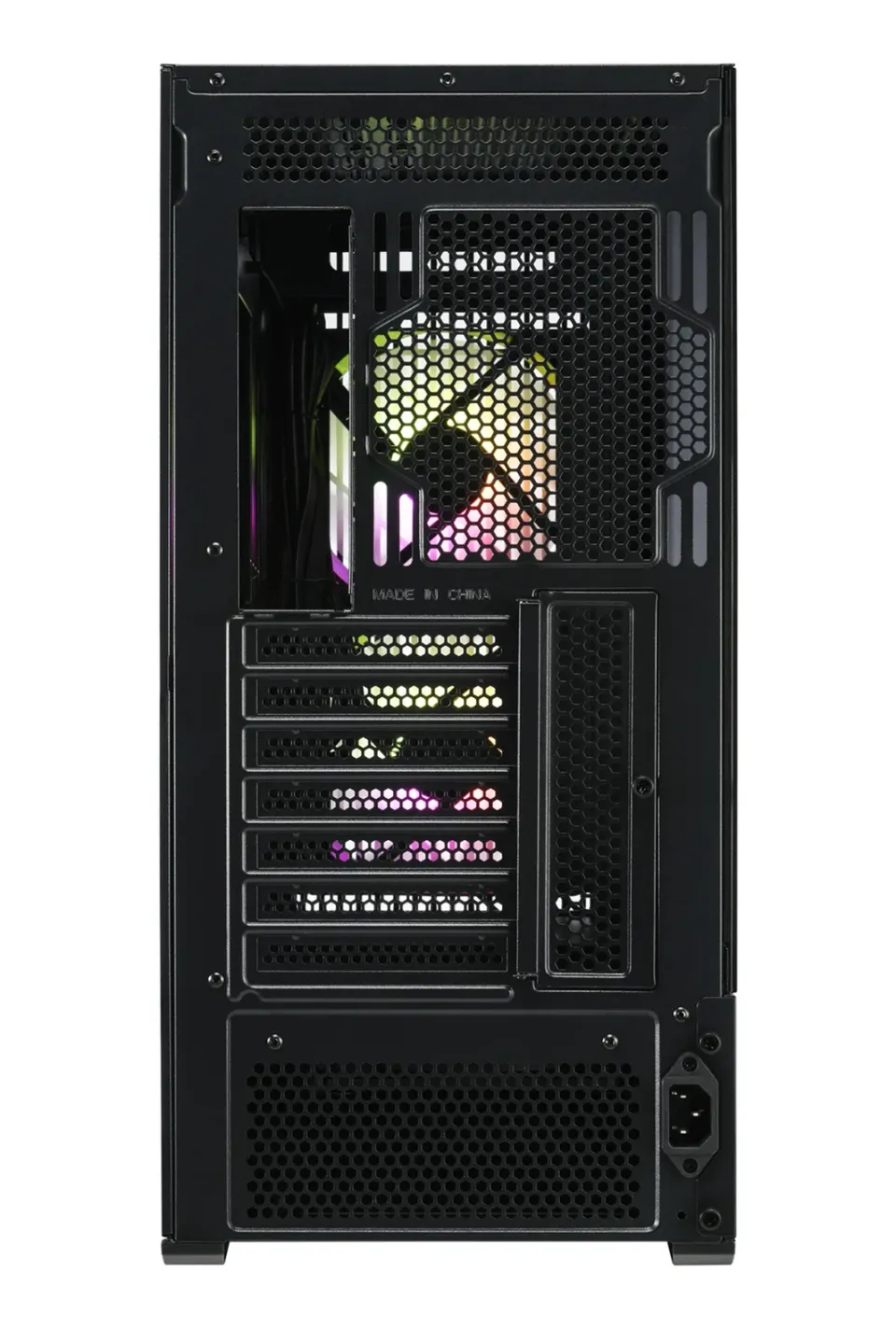 FSP M330-BA/Midi Tower/Transpar./Černá