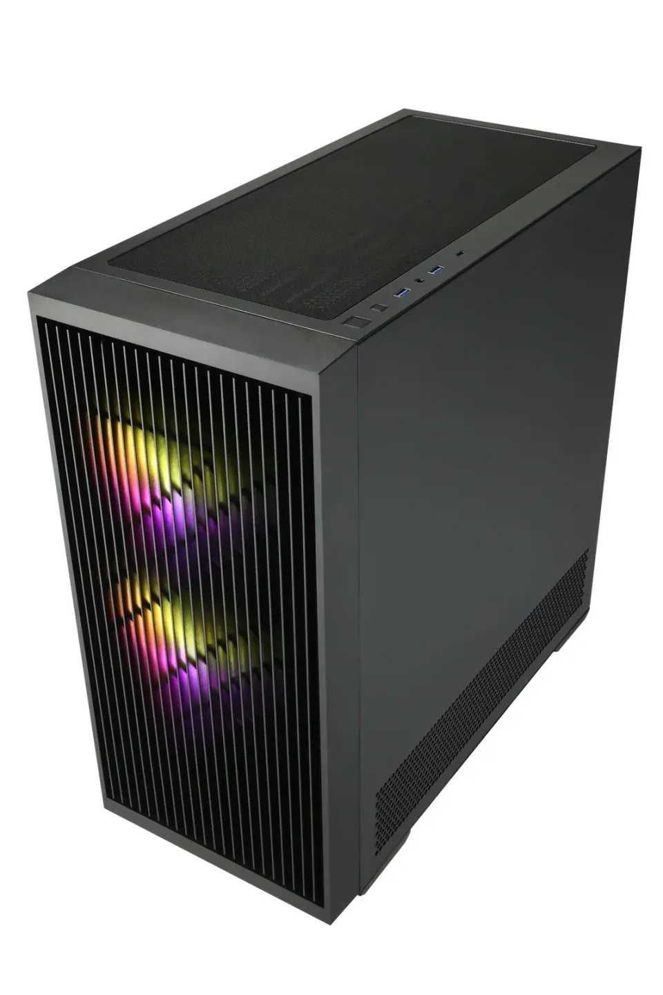 FSP M330-BA/Midi Tower/Transpar./Černá