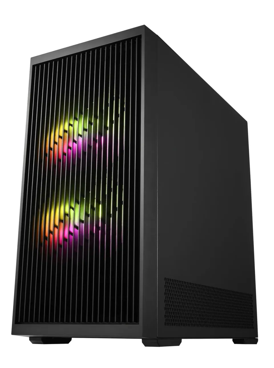 FSP M330-BA/Midi Tower/Transpar./Černá