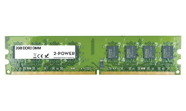 2-Power 2GB PC2-6400U 800MHz DDR2 Non-ECC CL6 DIMM 2Rx8