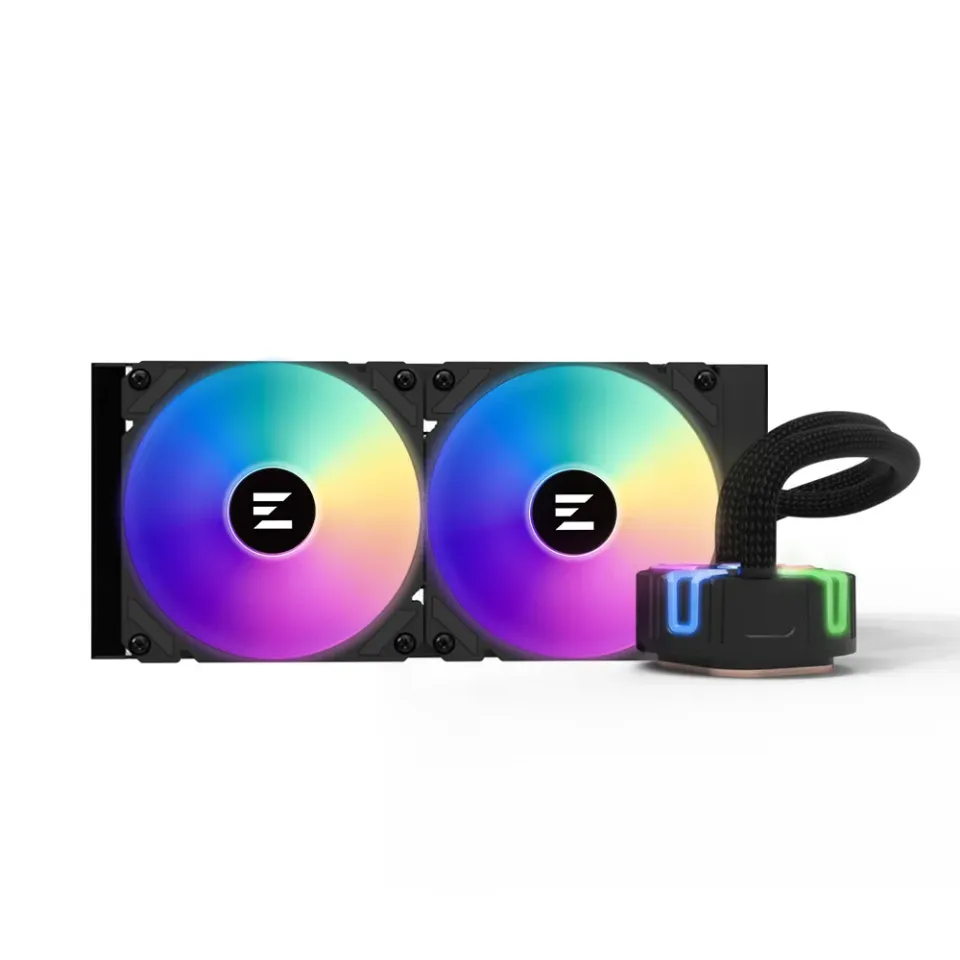 Zalman vodní chladič Reserator5 Z24 ARGB / 240 mm ARGB / ZE1225ASHx2 / černý