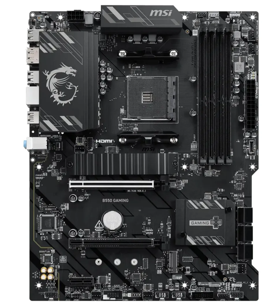 MSI MB Sc AM4 B550 GAMING, AMD B550, 4xDDR4, 1xHDMI, 1xDP, ATX