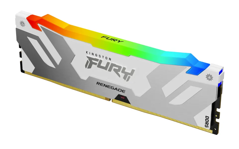 KINGSTON 32GB 7200MT/s DDR5 CL38 DIMM (Kit of 2) FURY Renegade RGB White XMP