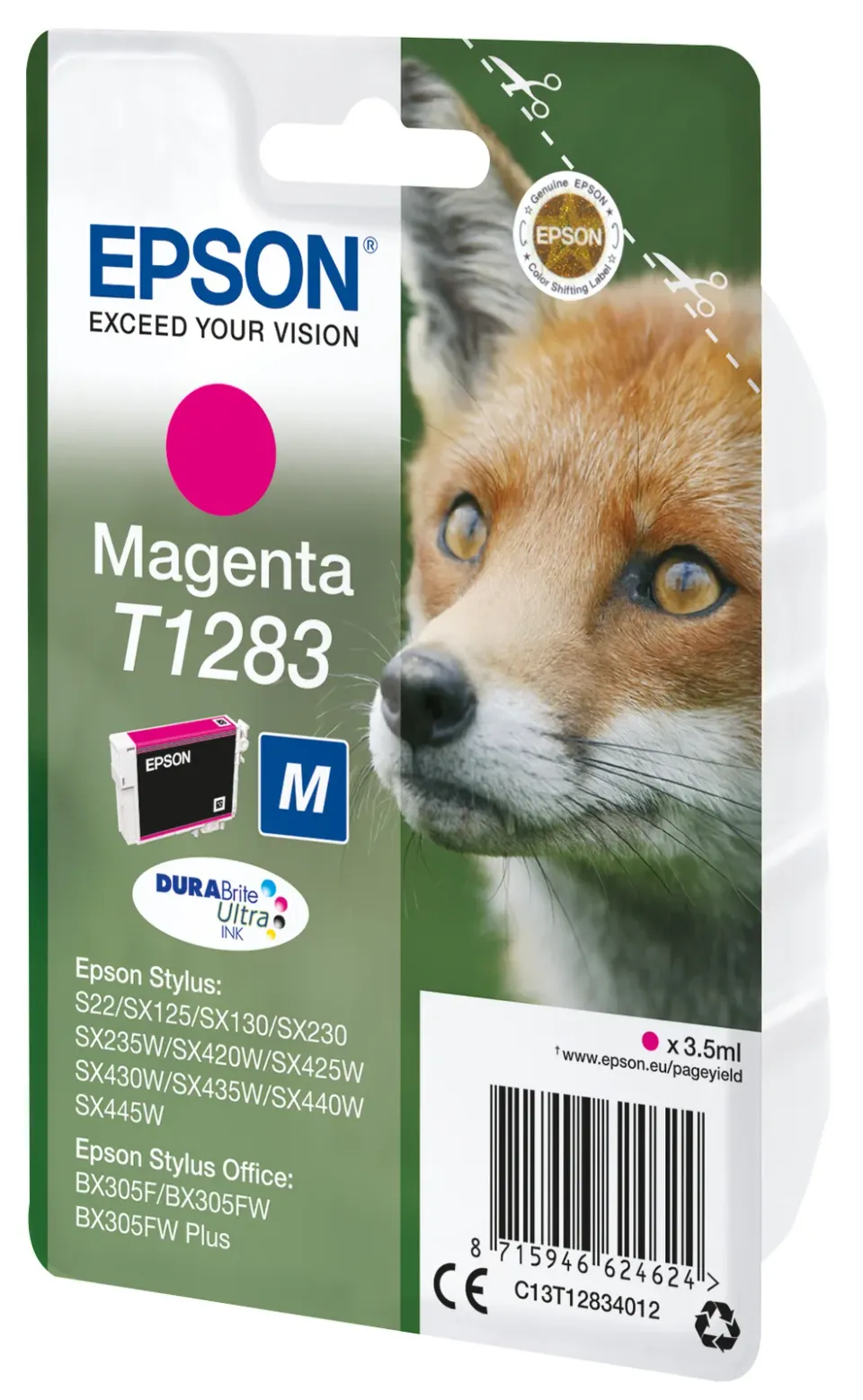 EPSON cartridge T1283 magenta (liška)