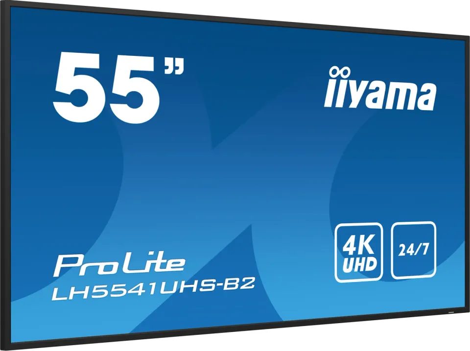55" iiyama LH5541UHS-B2:IPS,4K UHD,500cd,repro