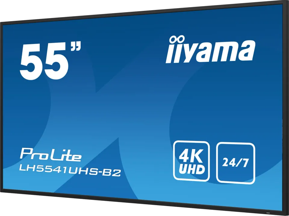 55" iiyama LH5541UHS-B2:IPS,4K UHD,500cd,repro