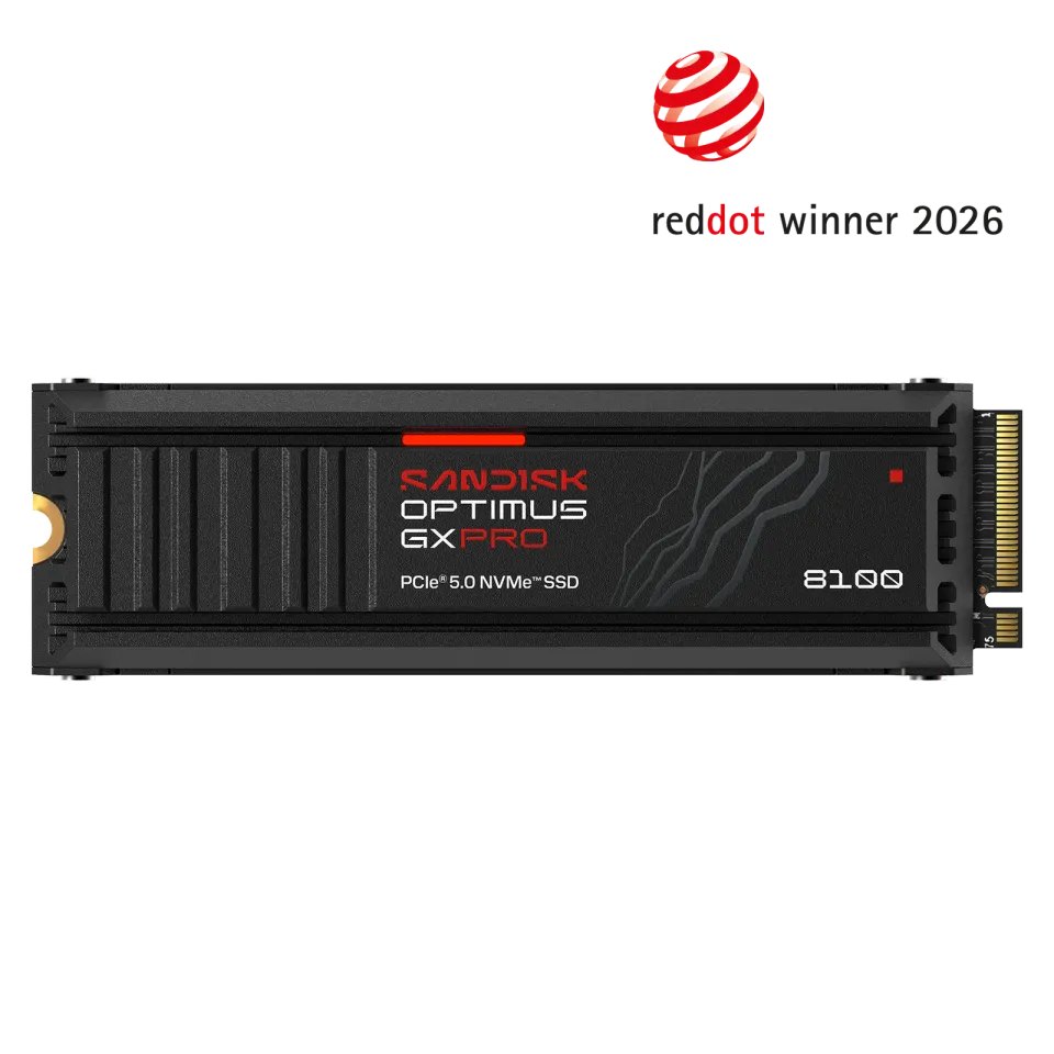SANDISK OPTIMUS GX PRO 8100 NVMe 4TB PCIe, Gen5, (R:14900, W:14000MB/s)