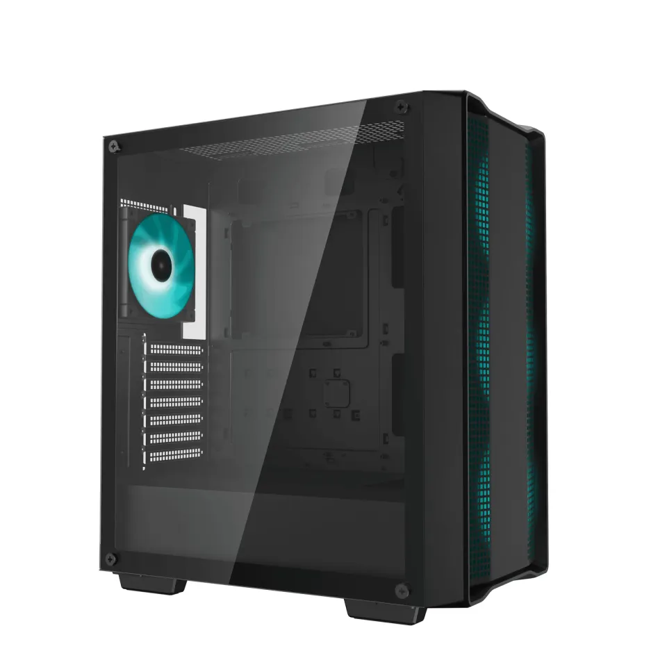 DEEPCOOL Case CC560 V2, ATX, Průhledná bočnice, 4x120mm Fan, černá