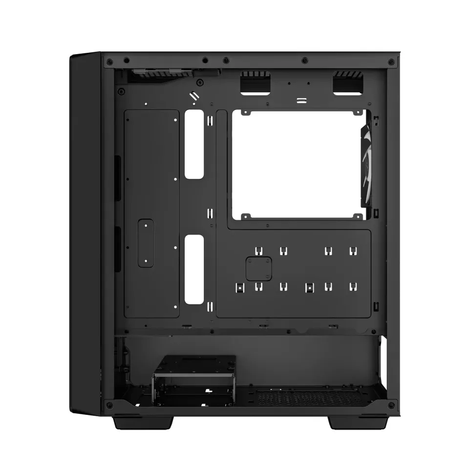 DEEPCOOL Case CC560 V2, ATX, Průhledná bočnice, 4x120mm Fan, černá