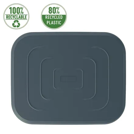 Leitz Ergo opěrka nohou, 83% recyklovaného plastu, tmavě šedá